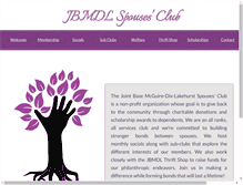 Tablet Screenshot of jbmdlspouses.org